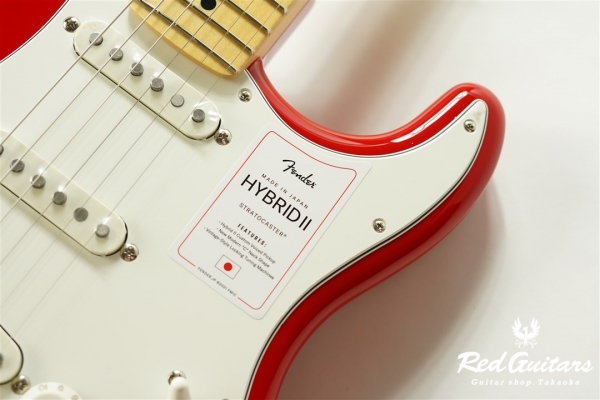 Made in Japan Hybrid II Stratocaster - Modena Red